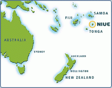 Niue - map